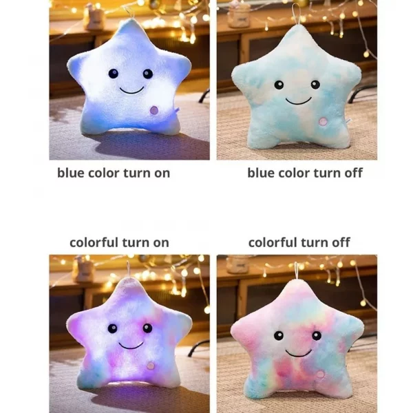 Sc8822383ab3d42859974a6b2b5bfbc38W.webp Peluche Étoile Lumineuse LED Interactive Douce