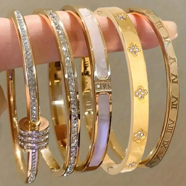Sc9dfeac5199741dab6573a748fcb6478y.webp ZAKOL 5/1 pièces ensemble de bracelets en acier in