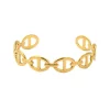 Sceaa4123ba9f42c39d31243a938d0fafB.webp Bracelet ouvert en acier inoxydable plaqué or, des