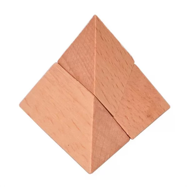 Casse-tête en bois, Mini pyramide, Triangle logiqu