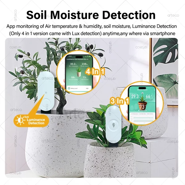 Zigbee capteur d'humidité du sol température humid