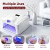 Lampe à ongles 2-en-1 pour un seul doigt ou un seu