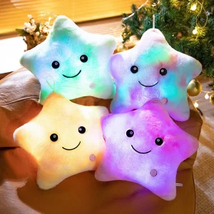 Sd43e17d483cb4f8aabf857c40b82d5f73.webp Peluche Étoile Lumineuse LED Douce, Rêves Scintillants