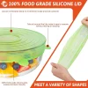 Couvercle de conservation en silicone de qualité a