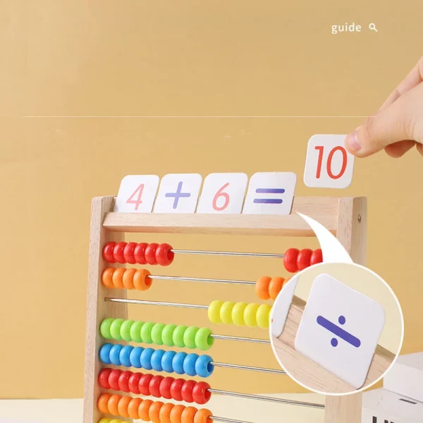 Sd970c7973c31424ba612508461cffd69e.webp Jouet de comptage en bois boulier Montessori, joue