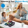 Kit de batterie électronique portable coloré avec