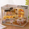 Sed6db9780e17488c91e087d4cc29f1a4B.webp Mini maison de poupée chaton, Puzzle 3D, Kit de co