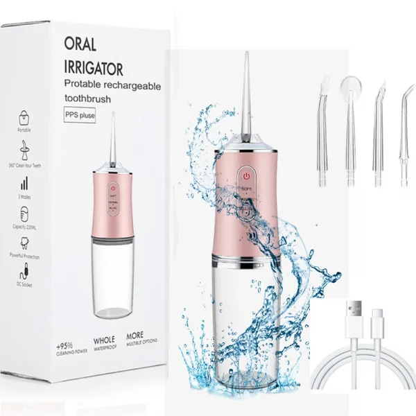 Irrigateur Chevportable USB, hydropulseur dentaire