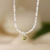 Collier de luxe en argent Sterling 925, perles d'o