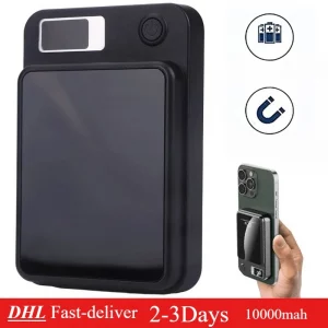 Batterie externe magnétique sans fil de 10000 mAh,
