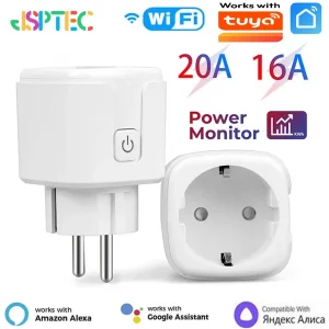 Prise intelligente Tuya EU16A/20A Wifi, avec surve