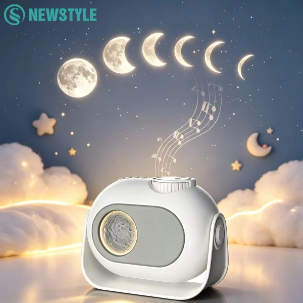 Projecteur d'étoiles et d'éclipses avec musique, l