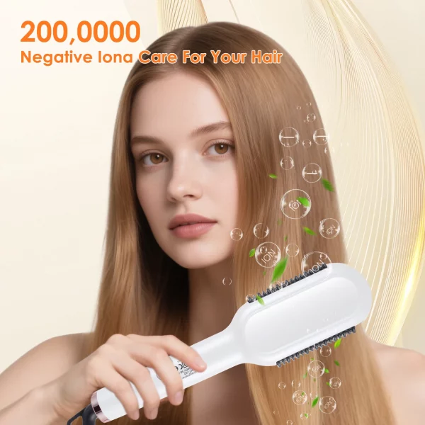 Hatteker Nouvelle Brosse Lissante et Bouclante Mul