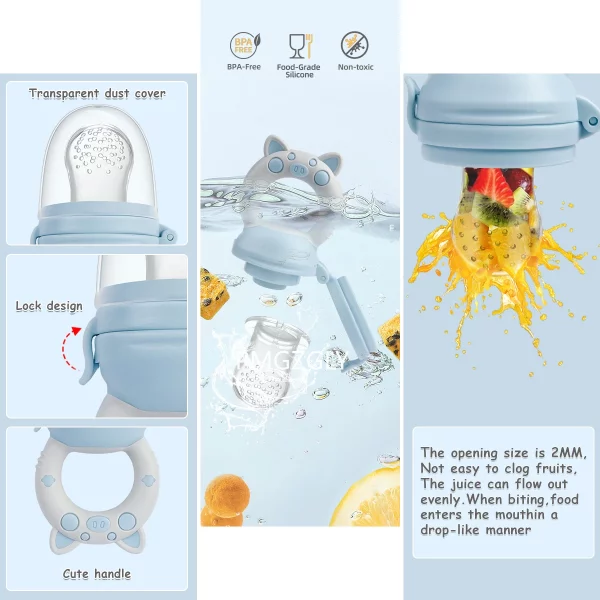 Sff5d4cdbe7a64b94b9bb3e178e590fc6W.webp Mangeoire à fruits et légumes en Silicone, 4 pièce